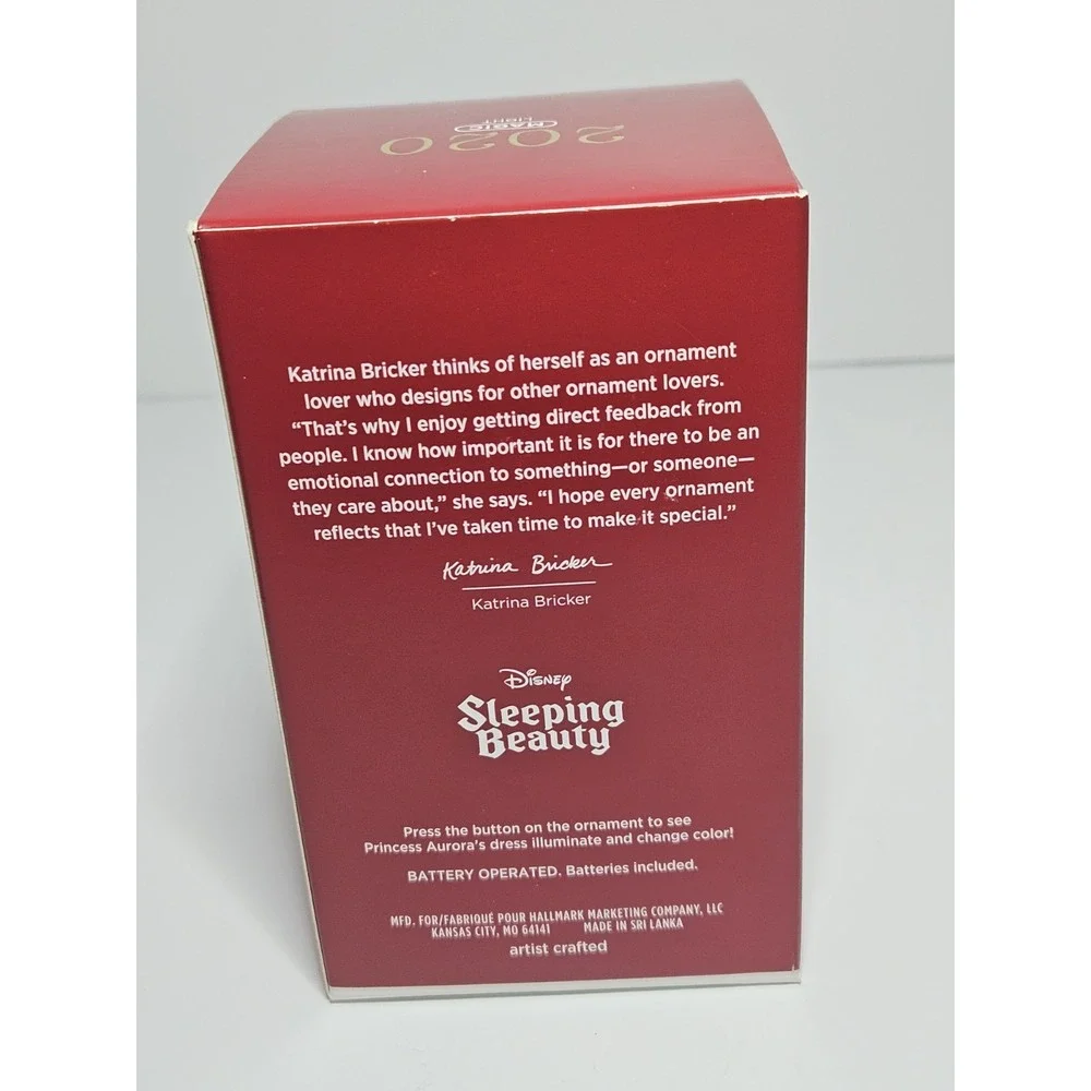 Hallmark 2020 Disney Sleeping Beauty A Colorful Birthday Surprise Ornament Light